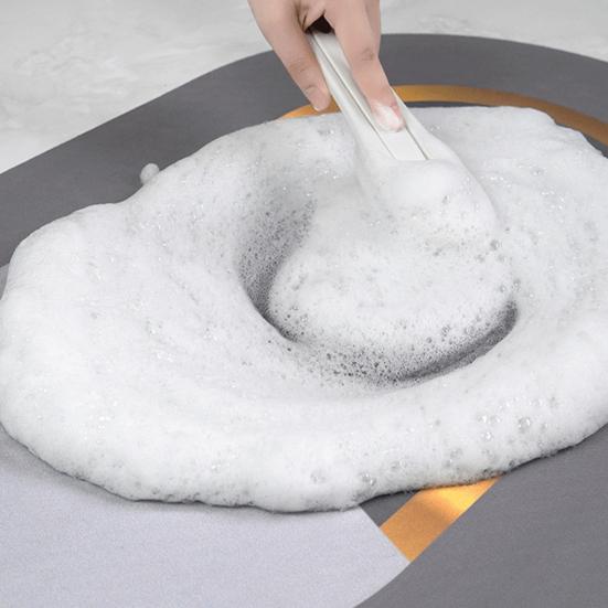 3D Цветочный коврик для ванной из диатомовой земли, абсорбирующий коврик для пола, противоскользящий, реалистичный, цветы масляной живописи, коврик для ванной для дома, прихожей, душа, кухни