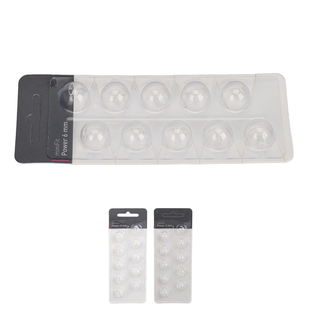 10PCS Hearing Ear Tips Higher Transparency Layer Closed Comfortable Anti Static Sound Aid Domes