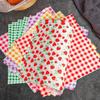 100pcs Multicolor Greaseproof Baking Paper Pre-Cut Sheets Meal Wrapping Paper  Backyard BBQ