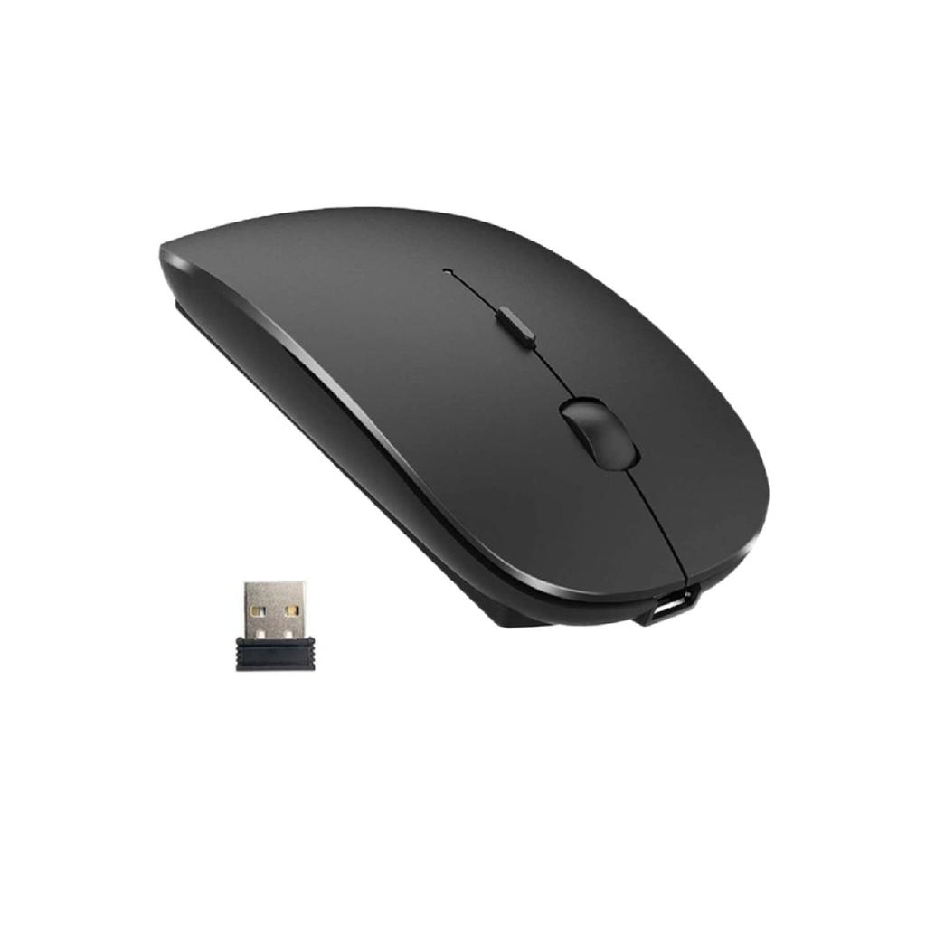 Новый стильный дизайн, перезаряжаемая бесшумная мышь для компьютера и ноутбука, беспроводная Bluetooth-мышь