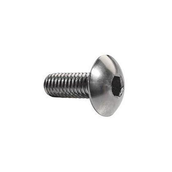 Stainless Steel M6-1.2/1.6 Hex Bolt Clamps for Zongshen ZT250 310-XRTV Motorcycles.