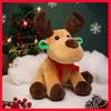 Рождественский лось кукла плюшевая игрушка рождественские украшения кукла олень канун Рождества детские подарки