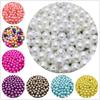 4 /6 /8 /10mm Acrylic Spacer Beads Imitation Pearls Round Loose Beads for Jewelry Making Diy Garment Pearls Beads