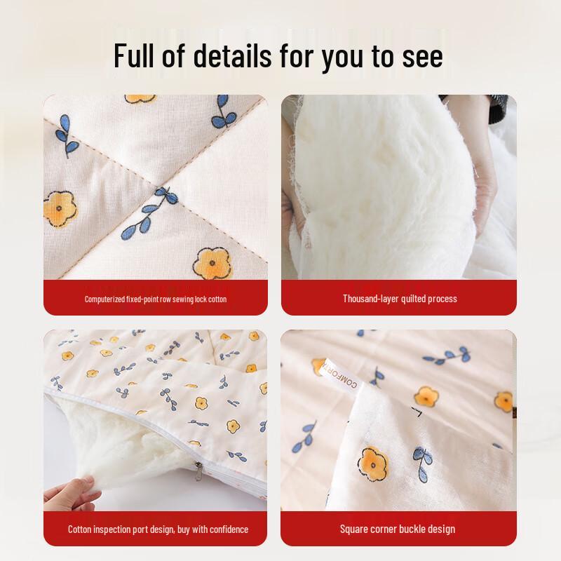 Mengshina 100% Pure Xinjiang Cotton Comforter