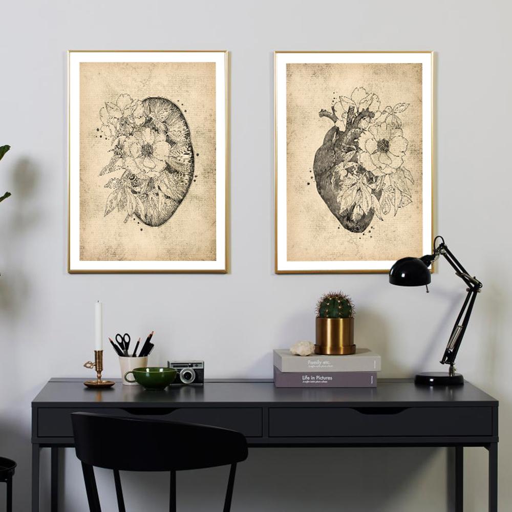 Кардиология, художественная анатомическая система, постер, холст, картина, фотографии на стене, украшение для больничной карты, украшение для дома и офиса, фреска