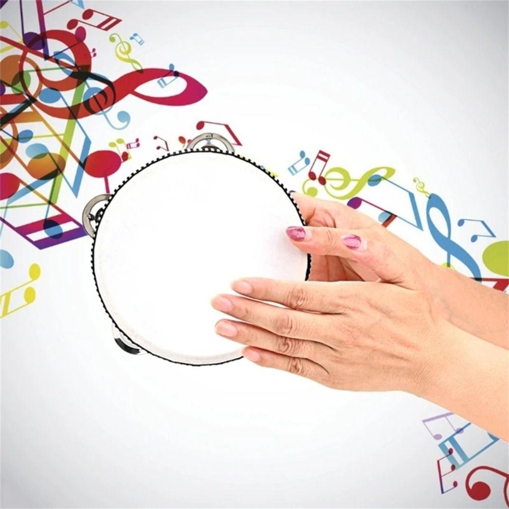 Drumming Toy Handheld Drum 4/6/8/10inch Kids Drum Children Toys Tambourine  Musical Instruments