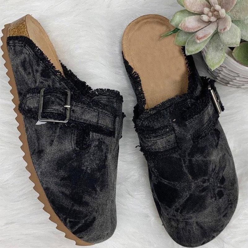 Большие тапочки женские весна-осень 2025 года новые леопардовые туфли с сумкой на голову полуподнос ленивые туфли Doudou