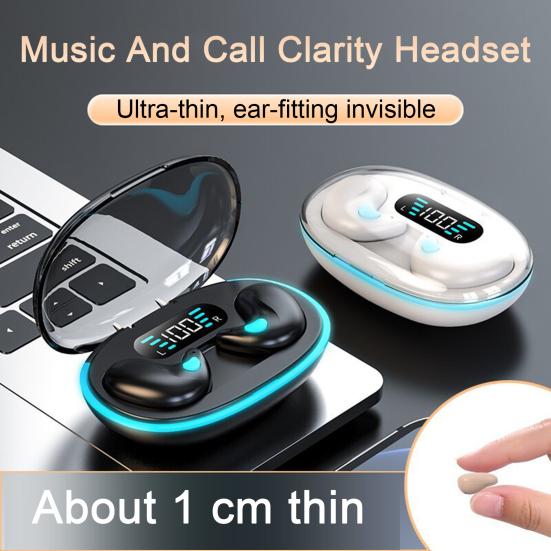 Беспроводные наушники X55 True Bluetooth-совместимые 5,3-дюймовый водонепроницаемый светодиодный дисплей с шумоподавлением и длительным сроком службы батареи