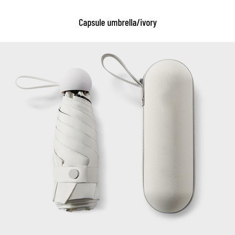 Скидка 50% на карманный мини-зонт двойного назначения: Защита от ультрафиолета для солнца и дождя, красочный и компактный дизайн