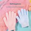 Exfoliating Bath Glove Dual Sided Dead Skin Removal Nylon Scrubber Mitt Shower Body Scrubber for Women Men Deep Cleaning Reusable
