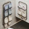 Bathroom Slipper Rack Multi-layer Strong Load-bearing No Punching Required Easy To Install Wall Mount Shoes Slipper Drainage Rack