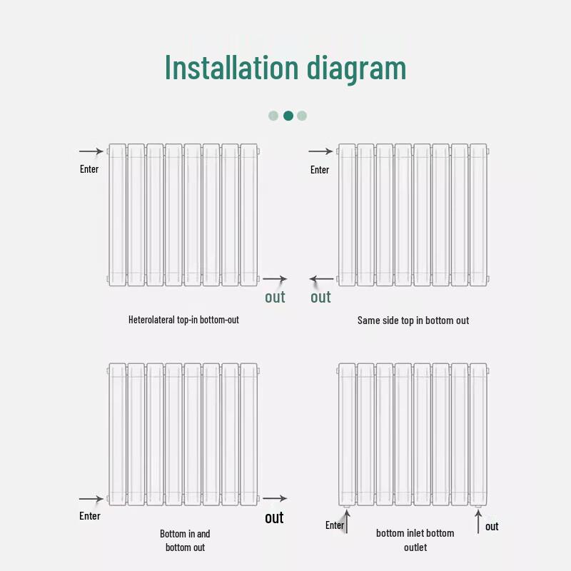 Vertical Steel Wall-Mounted Radiator