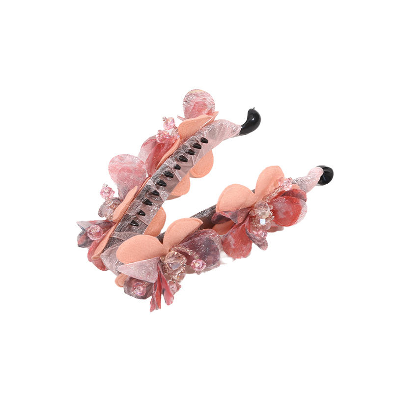 Цветочная заколка для волос держатель для хвостика прочный долговечный сильная фиксация плетение нескользящие французские заколки заколка-краб для прически
