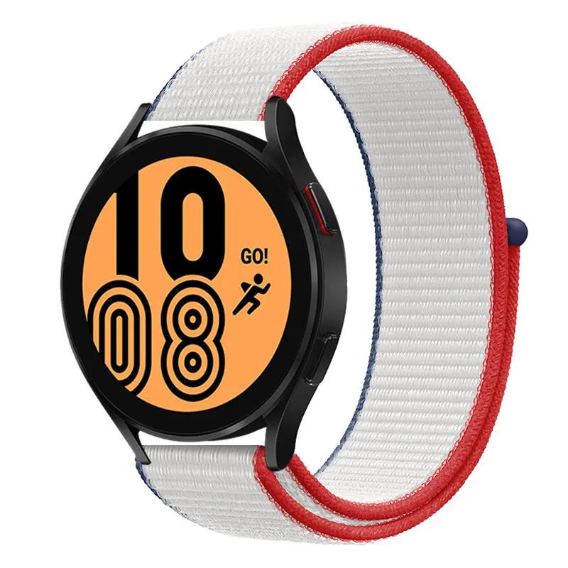 Nylon Loop For Samsung Galaxy Watch 6 5 Pro/4/classic/gear S3 Frontier/active Sport Bracelet Huawei Watch Gt2 3 22mm 20mm Strap