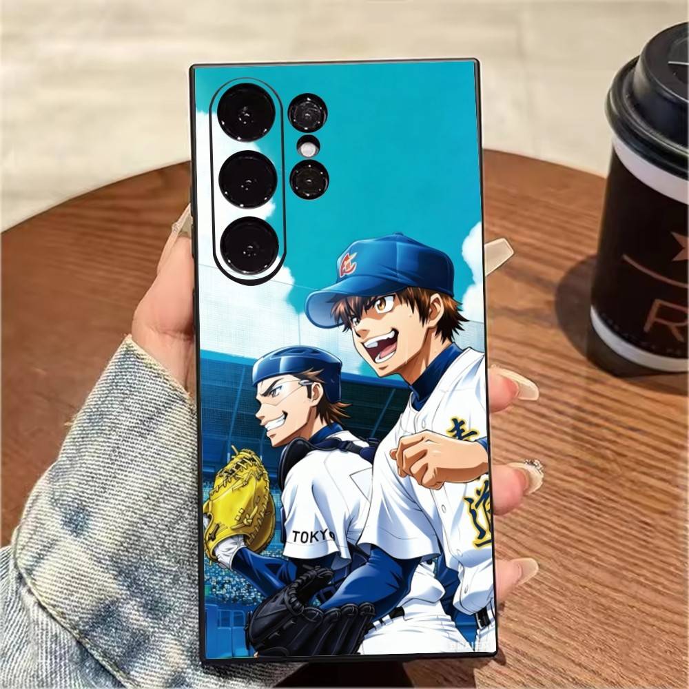 Чехол для телефона Аниме Ace Of Diamond Act Сезон 2 для Samsung S25,S24,S21,S22,S23,S20,Ultra,S26,Plus,Fe,Note,5G Черный