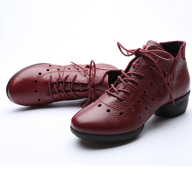 Женская танцевальная обувь из натуральной кожи, женская обувь для современных танцев, женская джазовая обувь, мягкая подошва, четыре сезона, женская обувь для латиноамериканских танцев