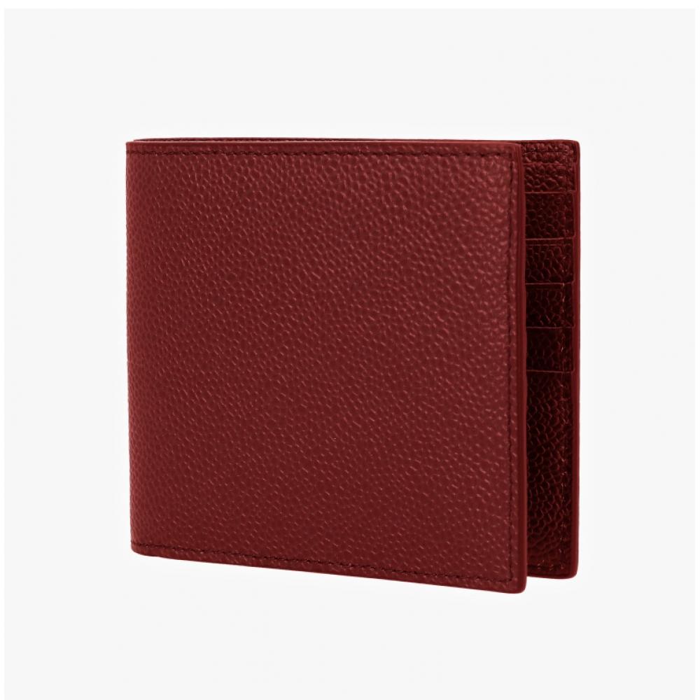 Thom Browne Pebble Grain Three Stripe Wallet Maw023a 00198 614