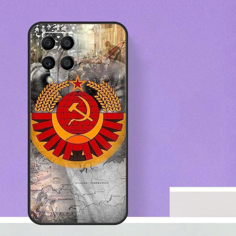 Флаг СССР Советский Союз для Samsung Galaxy M55 M15 M13 M33 M53 M20 M30s M31s M12 M32 M52 M11 M51 M14 M34 M54 чехол