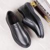Осенние лоферы кожаные деловые повседневные мужские кожаные туфли для мужчин среднего и пожилого возраста туфли для пап 2020 новые модели