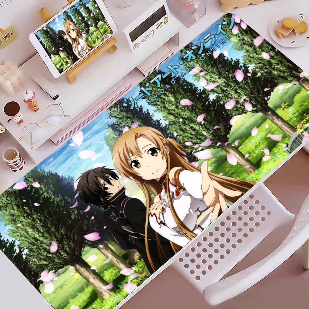 AAA S Sword Art Online Коврик для мыши Игровой коврик для мыши E-sports увеличенный персонализированный коврик для стола коврик для клавиатуры и мыши