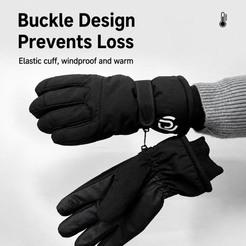 Cold-proof Skiing Gloves Windproof Outdoor Cycling gloves Trendy Snowboard Gloves for Men Women