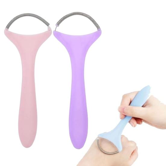 Пружинный эпилятор для лица, портативный инструмент для красоты, для быстрого удаления волос над верхней губой, на подбородке, щеках, шее