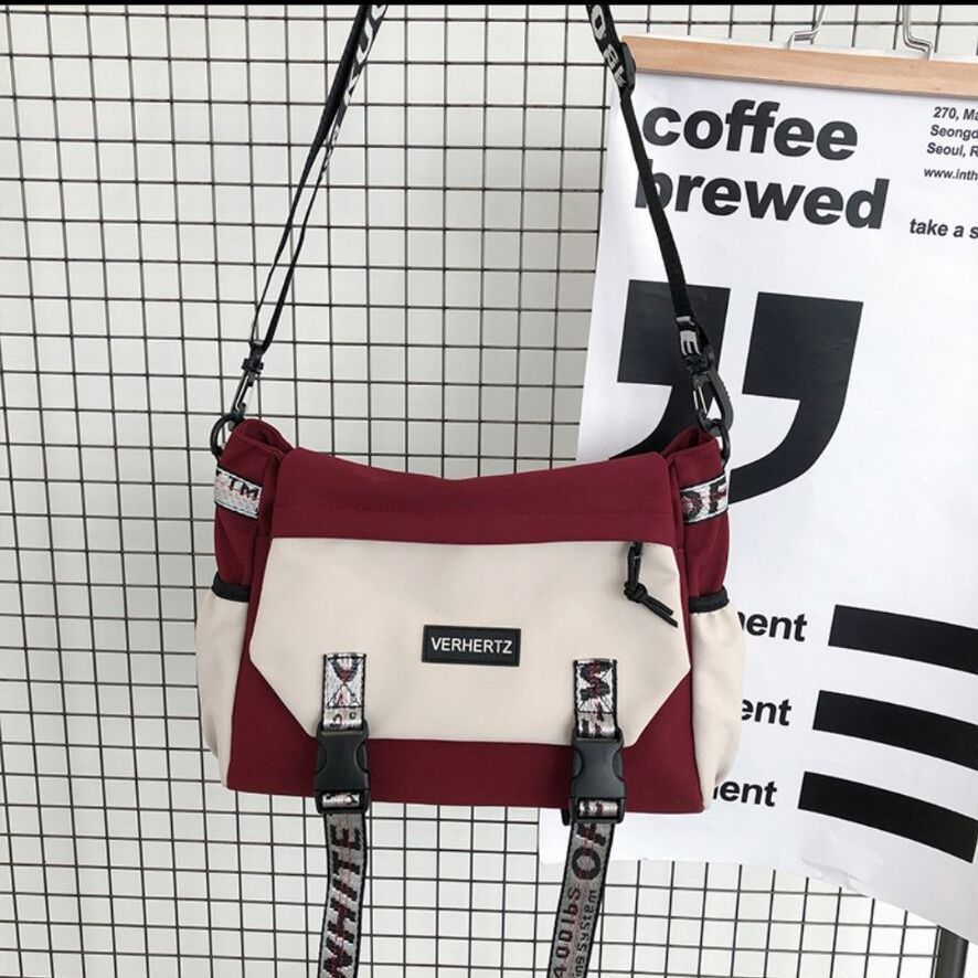 Трендовая брендовая сумка-мессенджер мужская повседневная наплечная сумка модная студенческая большой вместимости диагональная сумка-седло рюкзак в стиле милитари женская сумка-мессенджер