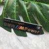 Suitable for BMW aluminum alloy drip adhesive X1X3X5X6Power modification M performance body metal car logo sticker