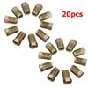 Durable 10mm x 1mm Screw Nuts for 3/16 Inch Metric Braking Tubes Metal Male Short Brake Pipe Nuts Kit Auto