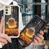 Чехол для телефона: 2D Плоский Чехол для Samsung Galaxy A34 A35 M05 M06 S20 S22 S21 FE Plus 5G, Градиентный Защитный Чехол, Осенний Лес Боке, Подарок на Рождество и Хэллоуин