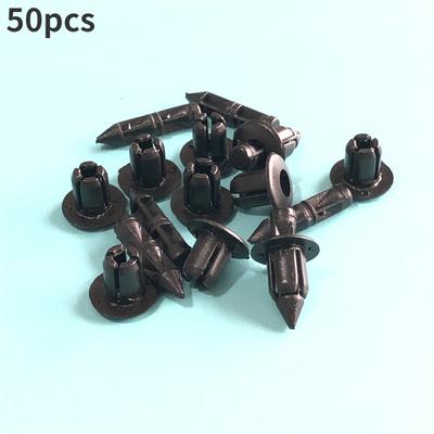 50 шт. Универсальный Автомобильный Крепежный Зажим Pin-Защелка для Кузова Автомобиля Заклепка-Фиксатор для Бампера, Панели Дверной Обшивки, Крепеж для Салона