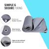 WLRHGl Heavy-Duty Tarp, 4.5 X 7m (15.5 X 26 Ft), Rainproof Shelf, Outdoor Waterproof, Waterproof, UV-Resistant, Thick, Anti-Aging Plant Cover, Rain Cl