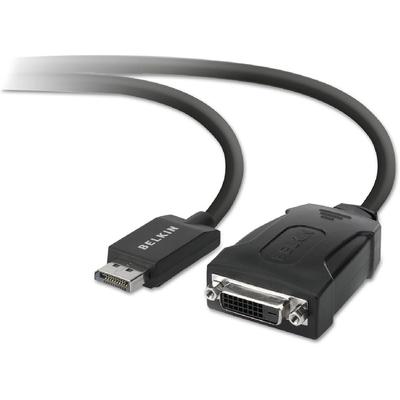 Адаптер Belkin F2CD005b Displayport - DVI, Черный