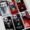 Чехол для телефона Ужасы The B-Black P-Phone для iPhone 17 16 15 14 13 12 11 Pro Max Plus Цвет Серебристый Чехол