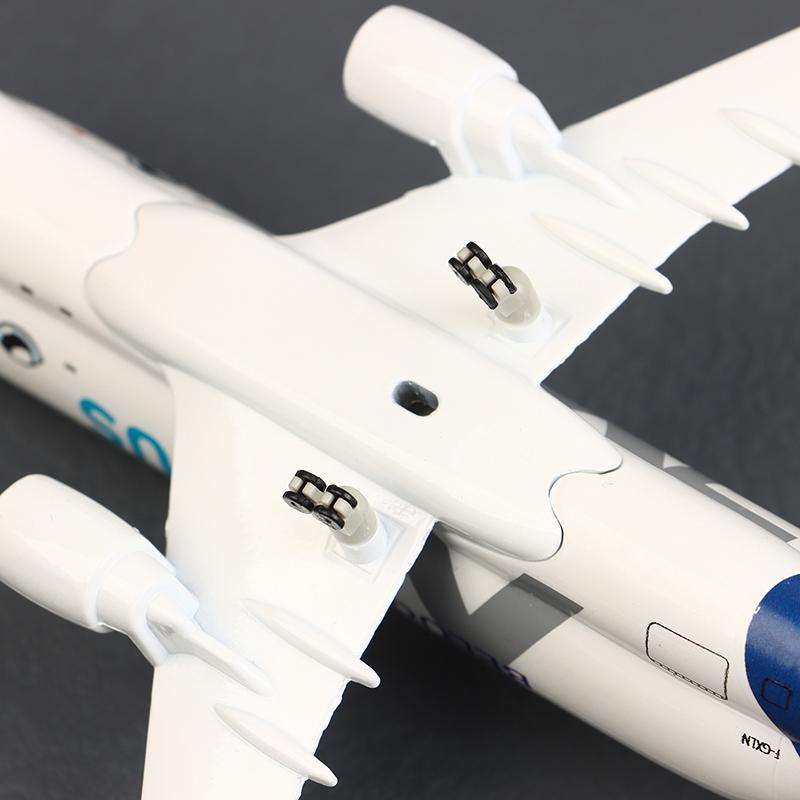 20 см Белый кит Транспортный самолет A300-600 Beluga Airlines Модель самолета Транспорт Белуга Литье из сплава Самолет Игрушка Модель