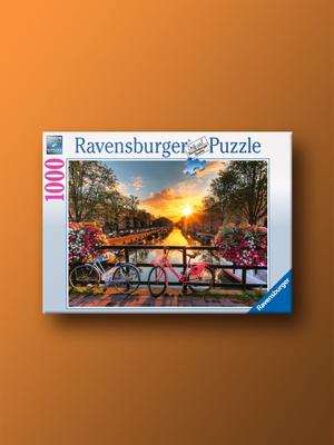 Пазл Ravensburger - Закат в Амстердаме (1000 штук)