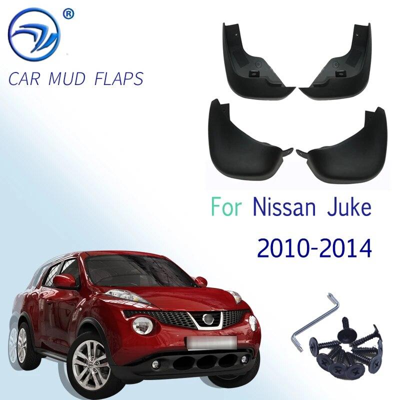 Передние и задние автомобильные брызговики для Nissan Juke 2010-2014 F15, брызговики, брызговики Fender 2011 2012 2013