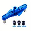 1pc Woodworking Pocket Hole Jig, 6/8/10mm Self-centering Scriber, Drill Guide Locator Hole Puncher, Carpentry Tool Locator