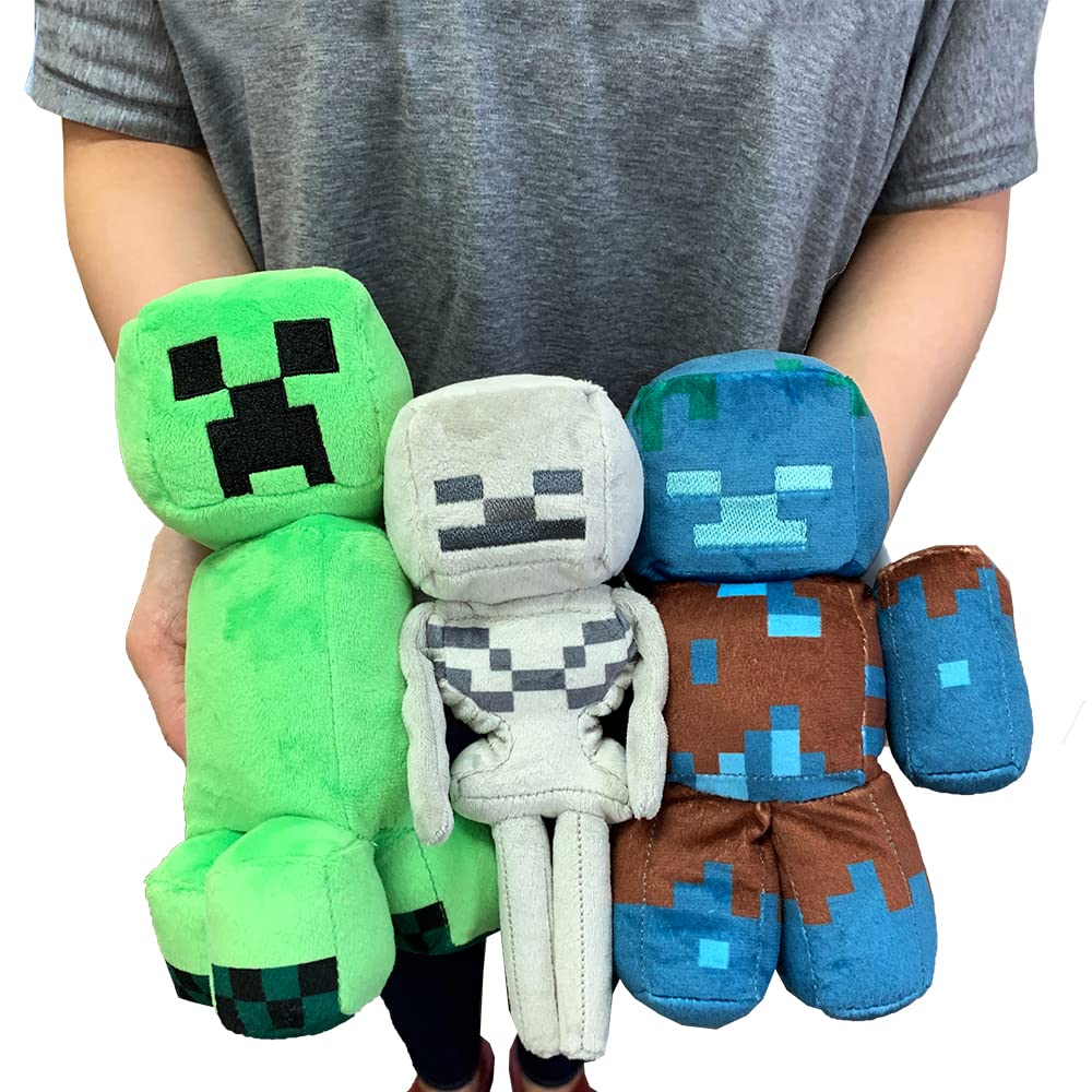 Minecraft Plush Creeper Skeleton Drowned 22cm Official Goods Approx.