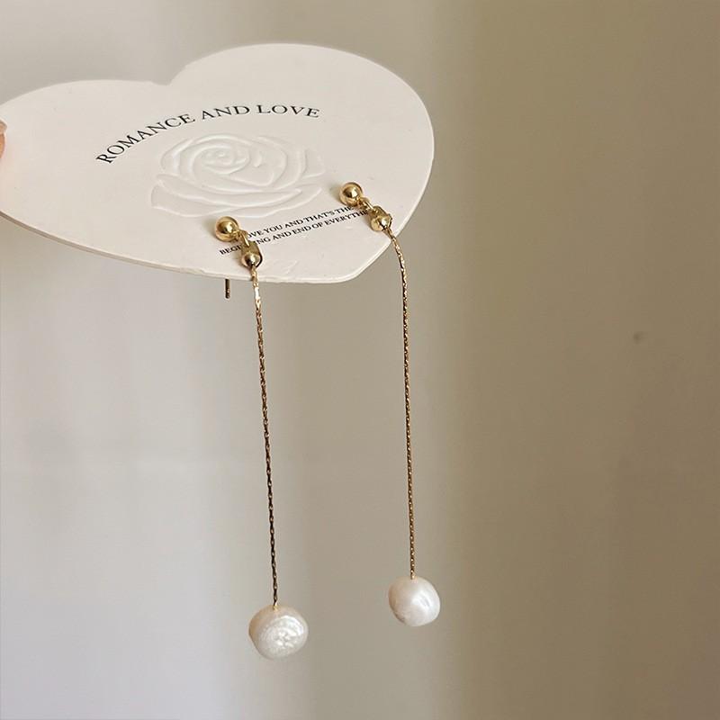 Блестящие серьги-кисточки, женские серьги с чувством высокого класса, легкие роскошные аксессуары для ушей в нишевом дизайне