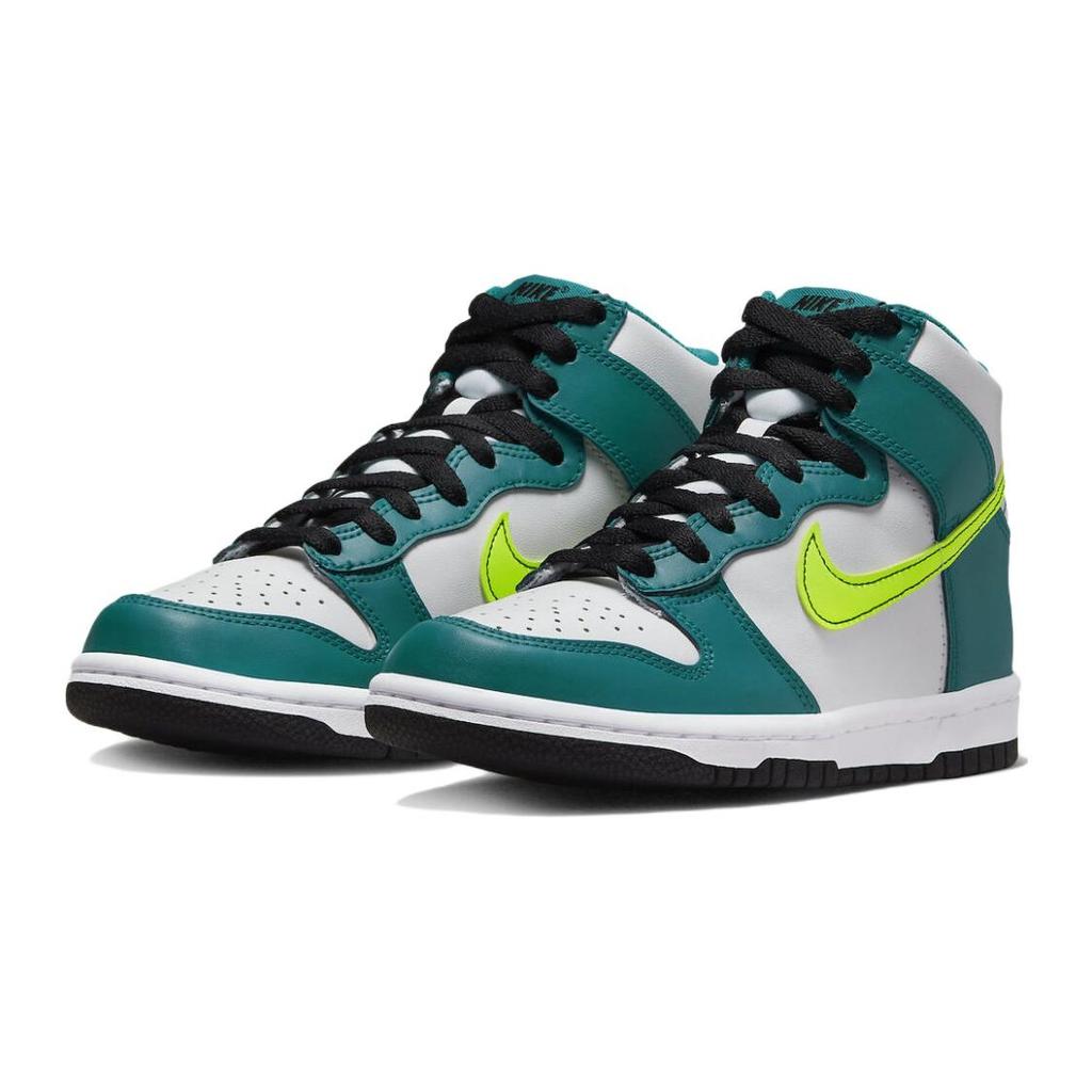(GS) Nike Dunk High 'Bright Spruce Volt' Kids' DB2179-109