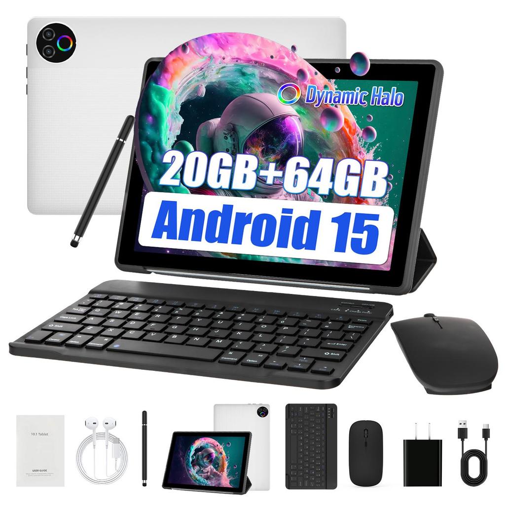 Современный планшет 20 ГБ + 64 ГБ Android 15 Tf(макс. 1 ТБ) С комплектом