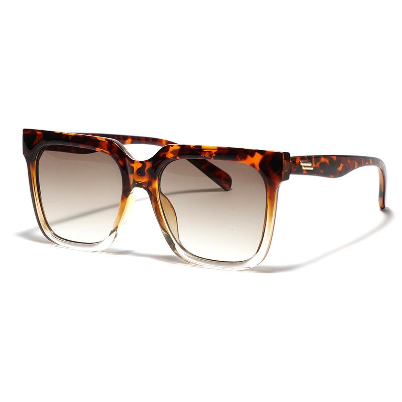 Очки с большой квадратной оправой, женские солнцезащитные очки с металлическими заклепками, закрывающие лицо, мужские