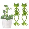 1 шт./2 шт. зеленые подставки для растений в виде лягушек, зажимы для поддержки растений в виде лозы, держатель для суккулентных растений, подставка для цветочных горшков на балконе, домашний декор для цветочных горшков