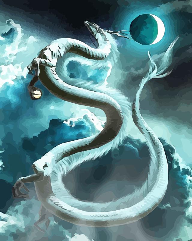 40x50 см картина маслом по номерам рисунок дракона на холсте ручная роспись художественный подарок DIY картина по номерам наборы животных домашний декор