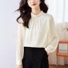Long Sleeve Autumn New Shirt Beautiful Chic Chiffon Shirt French Top