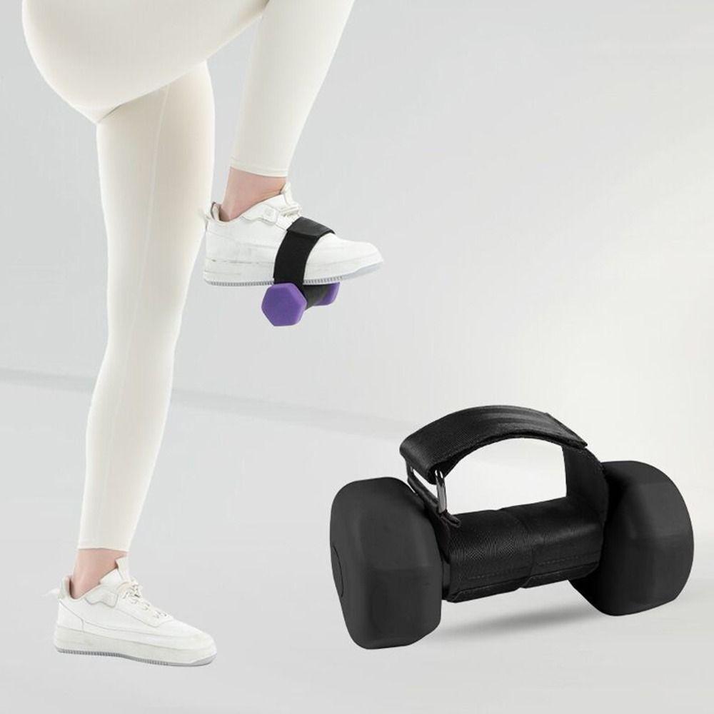 Ankle Buckle Dumbbell Foot Strap Adjustable Weight Lifting Webbing  Strength Training
