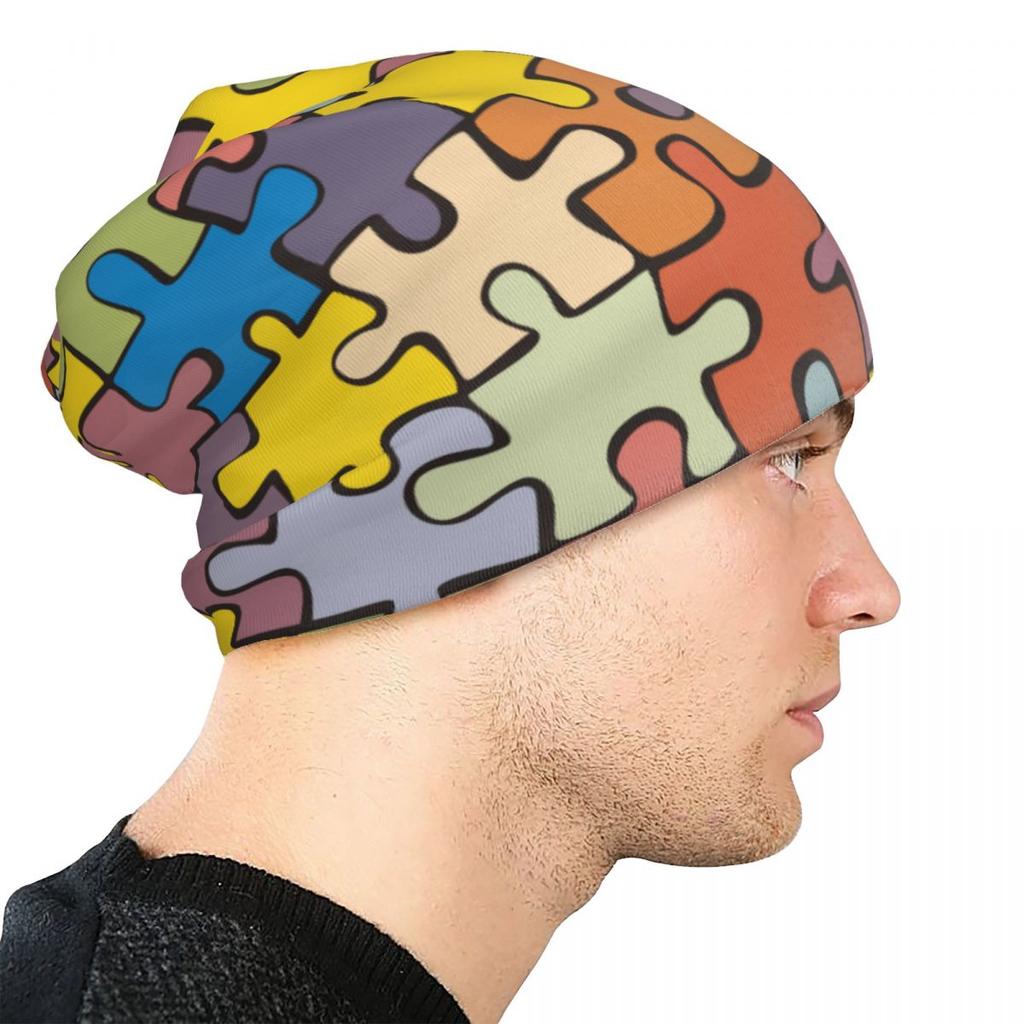 Новое поступление, мужская красочная головоломка, мультяшная шляпа, шляпа, зима, весна, черепа, унисекс