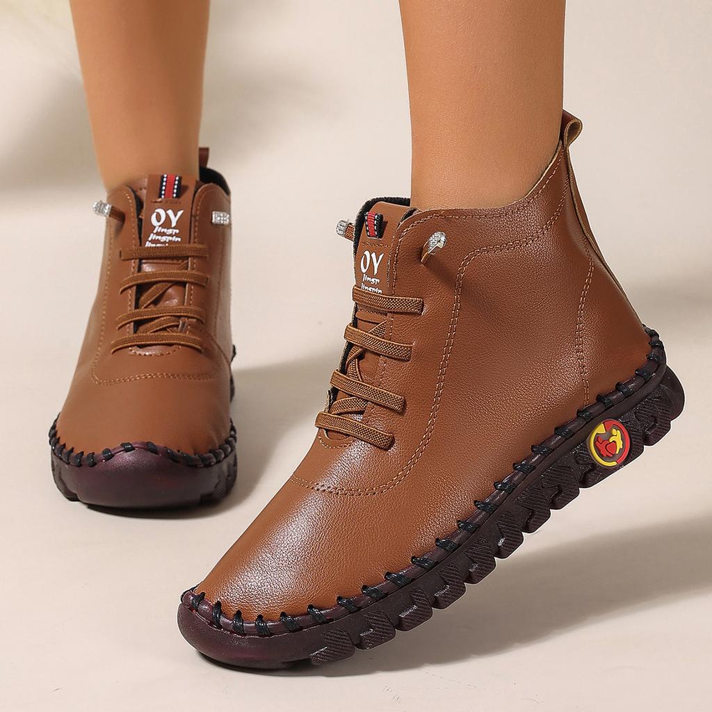 Женская обувь удобная и дышащая, обувь с высоким верхом, весенне-летняя ручной работы с мягкой подошвой