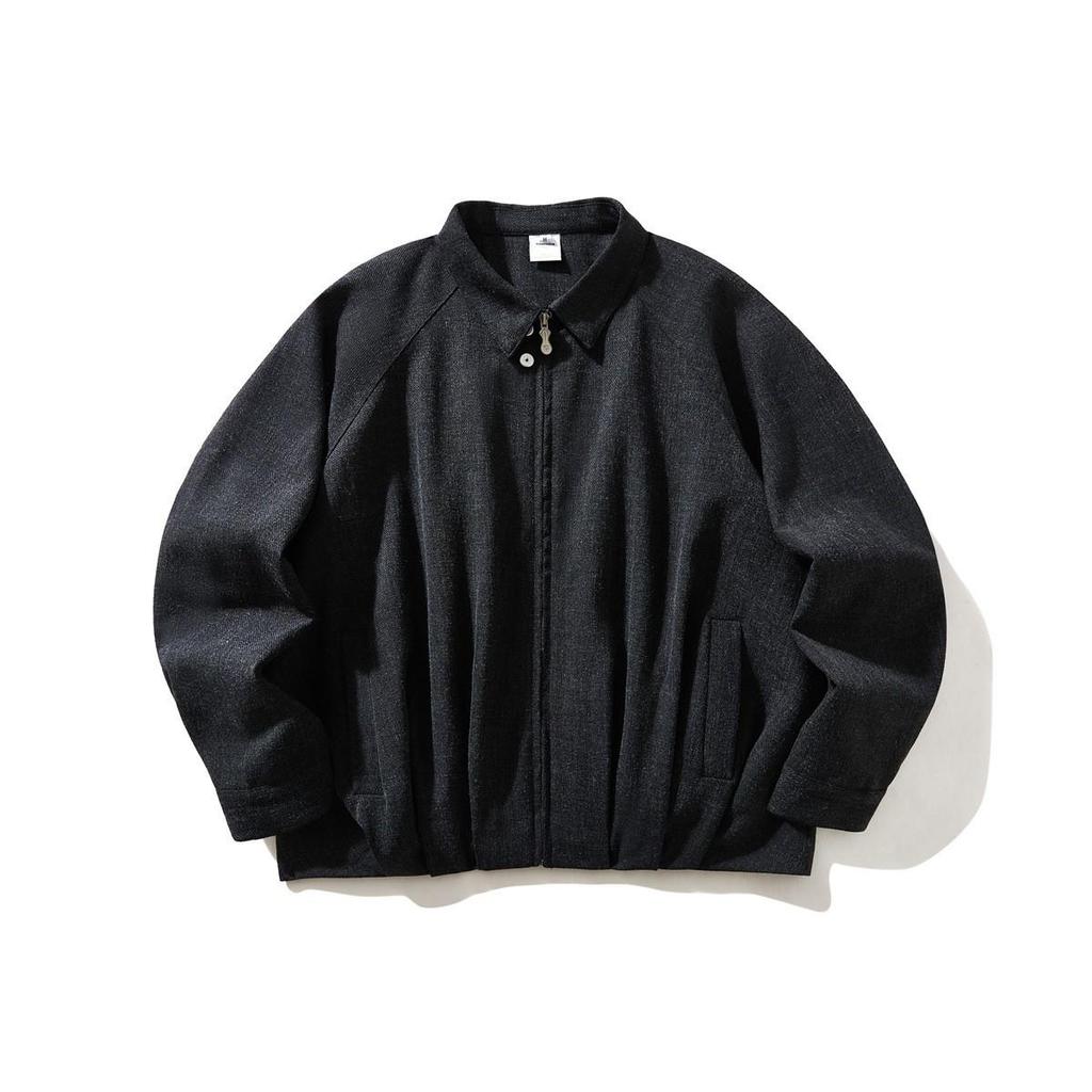 TIMACHINE Retro Pleated Lapel Men's Oversized Jacket JK160
